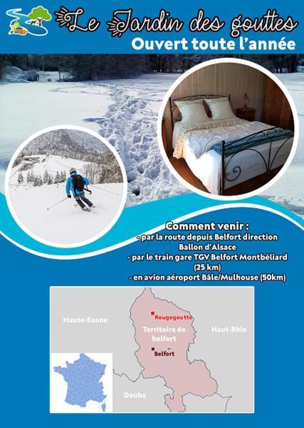 Le Jardin Des Gouttes Bed & Breakfast Rougegoutte Eksteriør bilde